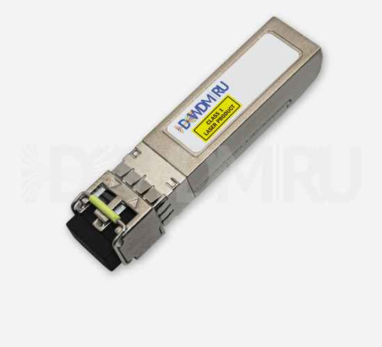 Оптический SFP+ модуль двухволоконный одномодовый 10Гб/с, CWDM, 80 км, 2xLC, DDM, 1611нм - ДВДМ.РУ (DSO-31-7C61)