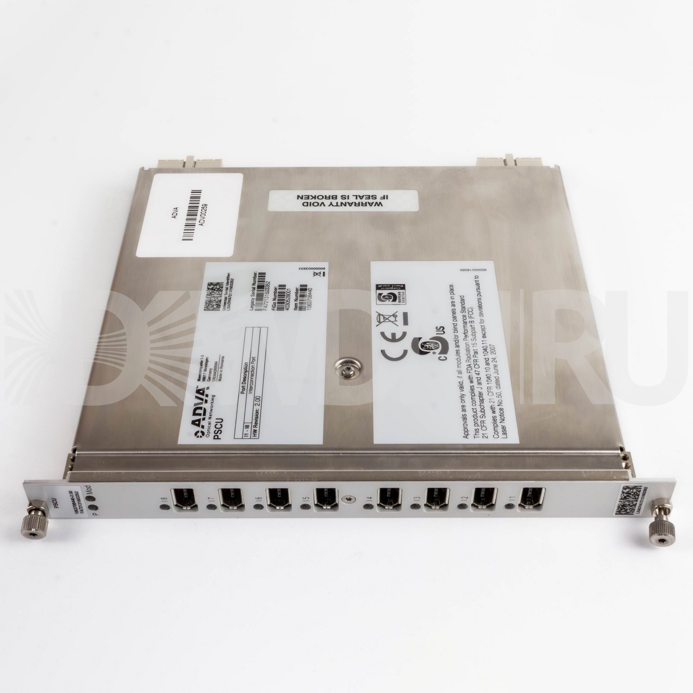 PSCU Passive Shelf Control Unit ADVA Optical pn